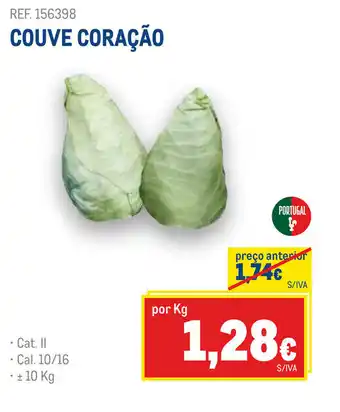 Makro COUVE CORAÇÃO promoção