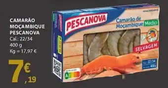 E.Leclerc CAMARÃO MOÇAMBIQUE PESCANOVA 400g promoção