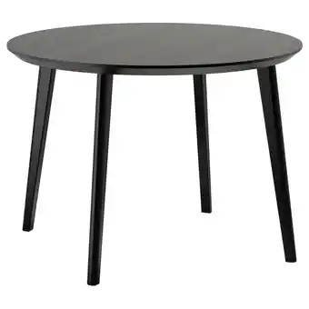 IKEA Lisabo Mesa, preto, 105 cm promoção