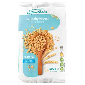 Continente Muesli crunchy promoção