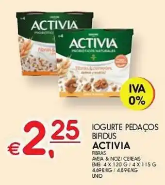 Meu Super IOGURTE PEDAÇOS BIFIDUS ACTIVIA promoção