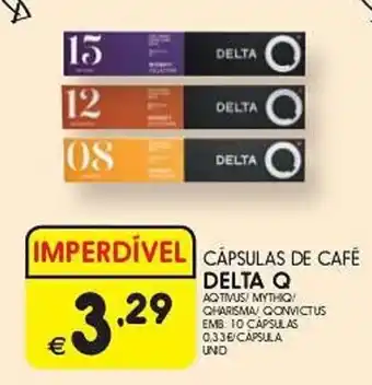 Meu Super CÁPSULAS DE CAFÉ DELTA Q promoção