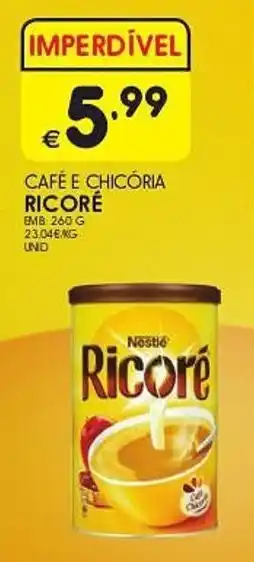 Meu Super CAFÉ E CHICORIA RICORÉ EMB. 260G promoção