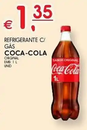 Meu Super REFRIGERANTE C/ GAS COCA-COLA ORGINAL EMB: 1 L promoção