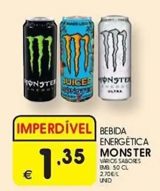 Meu Super BEBIDA ENERGÉTICA MONSTER EMB: 50 CL promoção