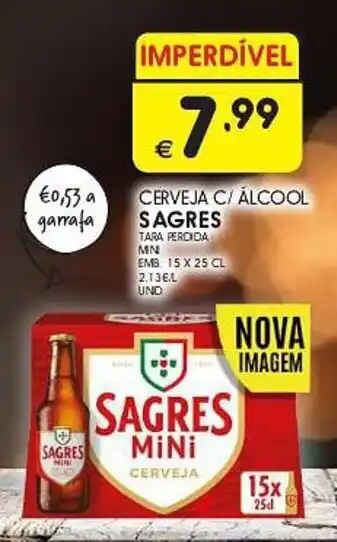 Meu Super CERVEJA C/ ALCOOL SAGRES promoção