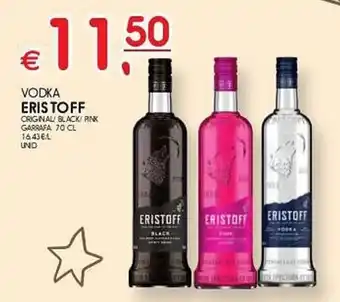Meu Super VODKA ERISTOFF GARRAFA 70 CL promoção