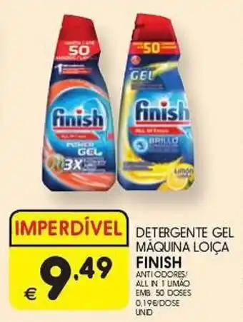 Meu Super DETERGENTE GEL MÁQUINA LOIÇA FINISH promoção