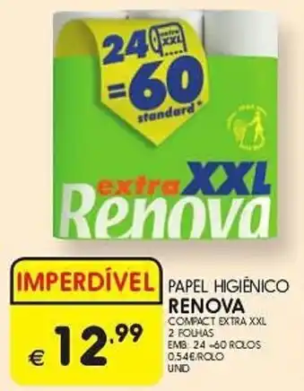 Meu Super PAPEL HIGIÉNICO RENOVA promoção