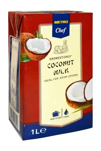 Makro chef leite de coco tetra 1 l