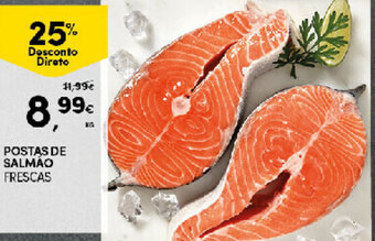 Continente Postas de Salmão Frescas promoção