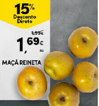 Continente Maça Reineta promoção