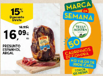 Continente Presunto Espanhol Argal promoção