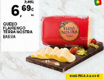 Queijo Flamengo Terra Nostra Barra