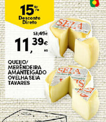 Continente Queijo / Merendeira Amanteigado Ovelha Seia Tavares promoção