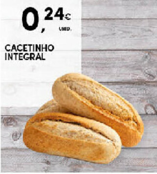 Continente Cacetinho Integral promoção