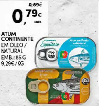 Continente Atum Continente 85g promoção
