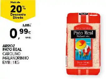 Continente Arroz Pato Real Carolino Malandrinho 1kg promoção