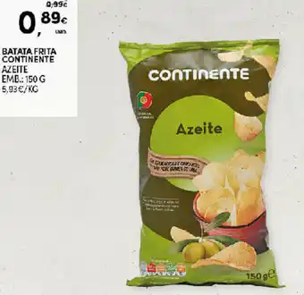 Continente Batata Frita Continente Azeite 150g promoção