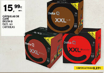 Continente Cápsulas Café Delta Q 60 Cápsulas promoção