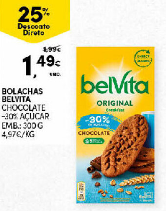 Continente Bolachas Belvita 300g promoção
