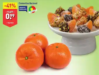 ALDI Clementina Nacional 1 kg saco promoção