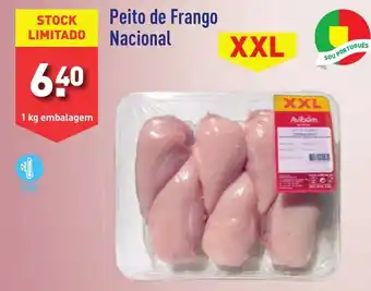 ALDI Peito de Frango Nacional 1 kg embalagem promoção