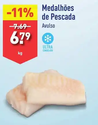 Medalhões de Pescada Avulso kg