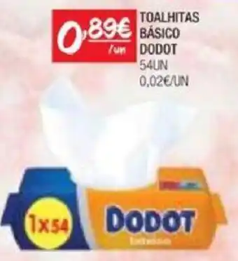 Spar TOALHITAS BASICO DODOT 54UN promoção