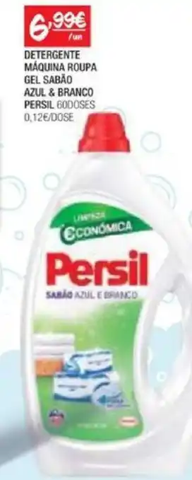 DETERGENTE MÁQUINA ROUPA GEL SABÃO AZUL & BRANCO PERSIL 60 DOSES