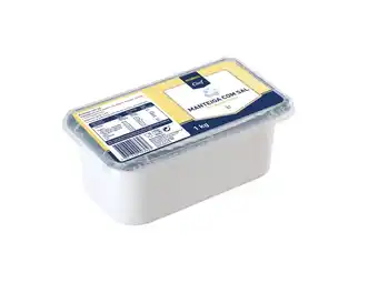 Makro Metro chef manteiga com sal 1kg promoção
