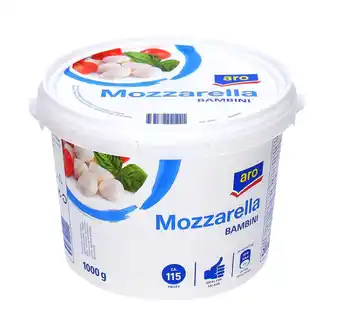 Aro queijo mozzarella perolas 1 kg