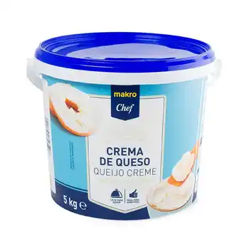 Makro Makro chef queijo creme balde 5 kg promoção