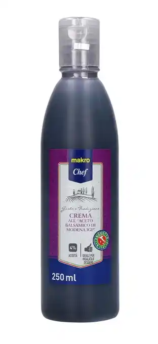 Makro Makro chef creme balsamico modena 250 ml promoção