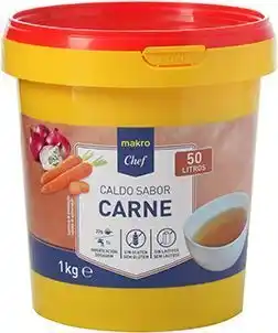 Makro Makro chef caldo soluvel carne 1kg promoção