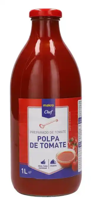 Makro Metro chef polpa tomate garrafa 6l promoção