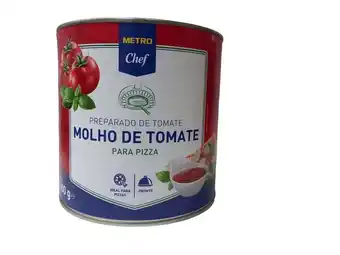 Metro chef molho para pizza lata 2,6 kg