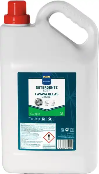 Makro Makro professional detergente manual loiça 5 lt promoção