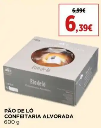 PÃO DE LÓ CONFEITARIA ALVORADA 600 g