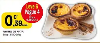 Intermarché PASTEL DE NATA 60 g promoção