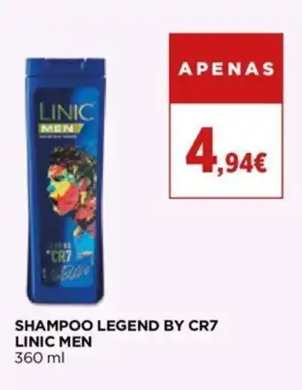 Supercor SHAMPOO LEGEND BY CR7 LINIC MEN 360ml promoção