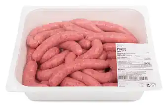 Makro Salsichas suino nacional cuvete +-3kg fresco promoção