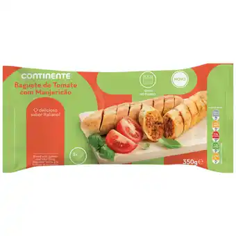 Continente Baguete de tomate com manjericão promoção