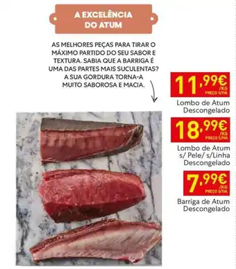Recheio Lombo de Atum Descongelado promoção