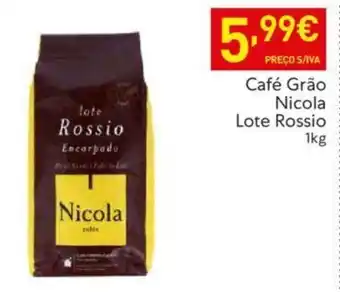 Recheio Café Grão Nicola Lote Rossio 1kg promoção