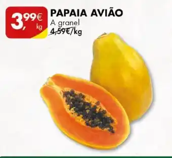 Pingo Doce PAPAIA AVIÃO a granel kg promoção