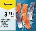 Continente PORÇÃO DE SALMÃO FRESCO EMB.: 150 G promoção