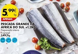 Pingo Doce PESCADA GRANDE DA ÁFRICA DO SUL +1,2kg promoção