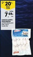 Continente CHOCO LIMPO PESCANOVA ULTRACONGELADO EMB.: 500 G promoção