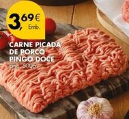 Pingo Doce CARNE PICADA DE PORCO PINGO DOCE Emb. 500g promoção